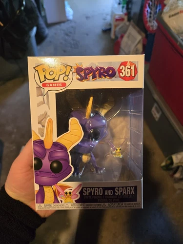 Funko Pop! Games Spyro 361 Spyro The Dragon And Sparx Vinyl Figure