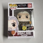 Funko Pop Games The Witcher Geralt (IGNI) #554 GITD Gamestop Exclusive