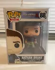 Funko Pop! Games Uncharted 4 - Nathan Drake (Blue Shirt) #88 with Pop Protector
