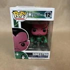 Funko Pop! Green Lantern Heroes DC Comics Sinestro #12 Rare Vaulted