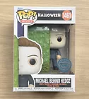 Funko Pop Halloween Michael Behind Hedge #1461 + Free Protector