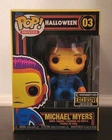 Funko Pop! Halloween Michael Myers Entertainment Earth Exclusive Black Light 🎃