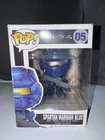 Funko POP! Halo 4: Spartan Warrior Blue #05, EXCELLENT CONDITION! Rare!!!