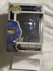 Funko Pop! Halo 4 Spartan Warrior Blue Figure #05 -  Vaulted - Pop Protector