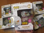 FUNKO POP HARRY POTTER BUCKBEAK # 104 FLOCKED EXCLUSIVE HOT TOPIC