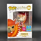 Funko Pop! Harry Potter Fawkes Flocked #84 VAULTED 2019 SDCC Excl + PROTECTOR