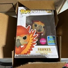 Funko Pop! : Harry Potter - Fawkes (Flocked) - SDCC Hot Topic (Exclusive) #84