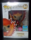 FUNKO POP! : HARRY POTTER SERIES -FAWKES #84 FLOCKED 2019 SDCC SHARED EXCLUSIVE