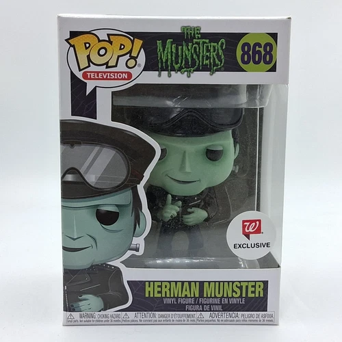 Funko Pop! Herman Munster 868 Walgreens Exclusive The Munsters Horror Show Toy