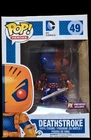 Funko Pop Heroes #49 Deathstroke DC Comics Metallic PX Previews Exclusive