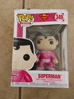 Funko Pop! Heroes: Breast Cancer Awareness Superman #349 Pink Vinyl Figure