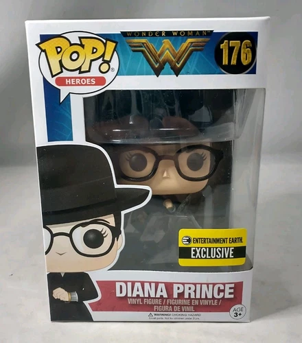Funko Pop Heroes Wonder Woman 176 Diana Prince Entertainment Earth Exclusive NIB