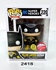 Funko Pop! Heroes Yellow Lantern Batman #220 (Glows In The Dark) (Fugitive Toys)