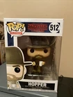Funko Pop! Hopper (with donut) #512 Stranger Things Vinyl Figure
