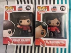 Funko Pop! Howard Wolowitz #75 & Raj Koothrappali #76 The Big Bang Theory RARE