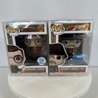 Funko Pop Indiana Jones #1357 Funko Ex & Henry Jones Sr #1354 WITH PROTECTORS