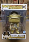 Funko Pop Indiana Jones Adventure 10-Inch Gold Parks Exclusive #885
