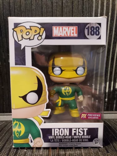 Funko Pop Iron Fist 188 PX Previews Exclusive NEW