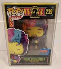 🔥 Funko Pop Jimi Hendrix Black Light #239 2021 Fall Convention w Protector MINT