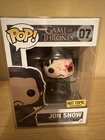 FUNKO POP ! JOHN SNOW #07 HOT TOPIC EXCLUSIVE GAME OF THRONES Bloody John Snow