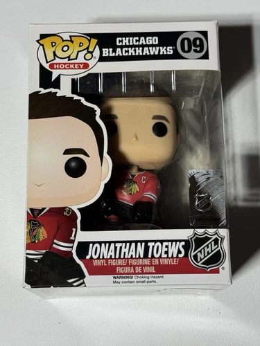 Funko POP! JONATHAN TOEWS #09 Chicago Blackhawks NHL Hockey +case