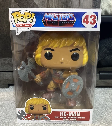 Funko Pop! Jumbo 10" Vinyl Figure Masters of the Universe - He-Man #43 NEW MIB