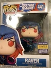 Funko Pop Justice League Raven 441 2022 Winter Convention Limited Edition