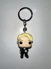 Funko Pop keychain of Draco Malfoy from the Harry Potter series
