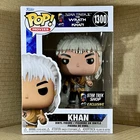 Funko Pop! Khan #1300 Star Trek Shop Exclusive + Pop Protector Wrath Of Khan II