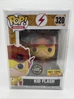 FUNKO POP ! KID FLASH 320 GLOW CHASE HOT TOPIC EXCLUSIVE POP HEROES F01