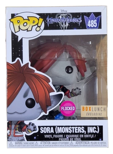 Funko POP! Kingdom Hearts #485 SORA (Monster's Inc), Flocked Excl., New