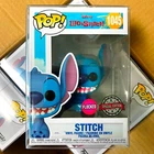 Funko Pop Lilo & Stich : STITCH FLOCKED #1045 Vinyl Special Sticker "Mint"