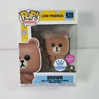 Funko Pop Line Friends Brown FLOCKED #928 Limited Exclusive Animation Bear