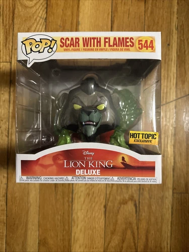 Funko Pop! Lion King Scar With Flames #544 Hot Topic Exc Vinyl Figure