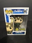 FUNKO POP ! LOKI WITH SCEPTER 985 GLOWS IN DARK ENTERTAINMENT EARHT DB14
