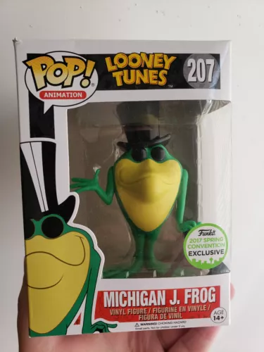 Funko Pop Looney Tunes Michigan J. Frog Exclusive #207 Vinyl Figure Fast Ship