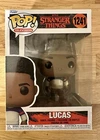 Funko Pop! Lucas #1241 Stranger Things Vinyl Figure with Soft Protector