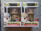 FUNKO POP! LUKE SKYWALKER #399 PRINCESS LEIA #400 JEDI TRAINING STAR WARS NYCC!!