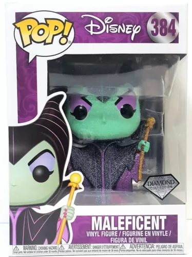 Funko Pop Maleficent Diamond # 384 Sleeping Beauty Vinyl Figure Brand New