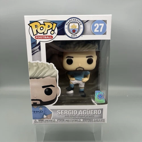 Funko Pop Manchester City Sergio Aguero #27 With Pop Protector