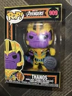 Funko Pop Marvel Avengers Endgame Thanos Blacklight Exclusive #909