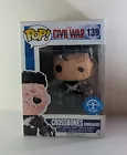 Funko Pop Marvel Captain America Civil War #139 CROSSBONES (Unmasked) New