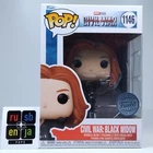 Funko Pop! Marvel Captain America Civil War Black Widow Special Edition #1146