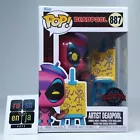 Funko Pop! Marvel Deadpool Blacklight Artist Deadpool Special Edition #887