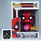 Funko Pop! Marvel Deadpool Pandapool Flocked Chase Hot Topic #328