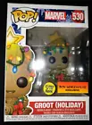 Funko Pop! Marvel - Groot Holiday #530 - GITD - Box Warehouse Exclusive!