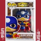 Funko Pop! Marvel Infinity Warps SOLDIER SUPREME #858 2021 With Protector
