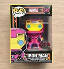 Funko Pop Marvel Iron Man Black Light #649 + Free Protector