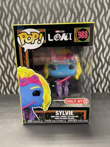 Funko Pop! Marvel Loki Sylvie #988 Blacklight Target Exclusive FREE SHIP (A3)