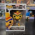 Funko Pop! Marvel Lucha Libre La Estrella Cosmica #710 Bobblehead With Protector